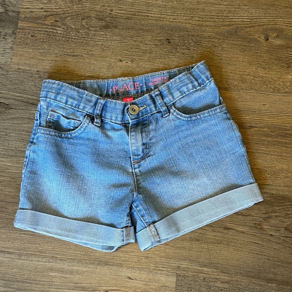Place Light Blue Denim Shorts